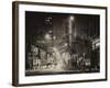 Street Scenes and Urban Night Landscape in Winter under the Snow-Philippe Hugonnard-Framed Photographic Print