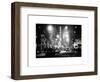 Street Scenes and Urban Night Landscape in Winter under the Snow-Philippe Hugonnard-Framed Art Print