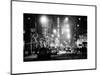 Street Scenes and Urban Night Landscape in Winter under the Snow-Philippe Hugonnard-Mounted Art Print