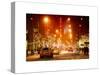 Street Scenes and Urban Night Landscape in Winter under the Snow-Philippe Hugonnard-Stretched Canvas