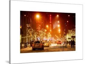 Street Scenes and Urban Night Landscape in Winter under the Snow-Philippe Hugonnard-Stretched Canvas