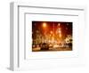 Street Scenes and Urban Night Landscape in Winter under the Snow-Philippe Hugonnard-Framed Art Print