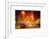 Street Scenes and Urban Night Landscape in Winter under the Snow-Philippe Hugonnard-Framed Art Print