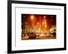 Street Scenes and Urban Night Landscape in Winter under the Snow-Philippe Hugonnard-Framed Art Print