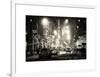 Street Scenes and Urban Night Landscape in Winter under the Snow-Philippe Hugonnard-Framed Art Print