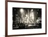 Street Scenes and Urban Night Landscape in Winter under the Snow-Philippe Hugonnard-Framed Art Print