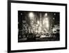 Street Scenes and Urban Night Landscape in Winter under the Snow-Philippe Hugonnard-Framed Art Print