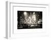 Street Scenes and Urban Night Landscape in Winter under the Snow-Philippe Hugonnard-Framed Art Print