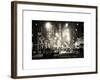 Street Scenes and Urban Night Landscape in Winter under the Snow-Philippe Hugonnard-Framed Art Print