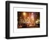 Street Scenes and Urban Night Landscape in Winter under the Snow-Philippe Hugonnard-Framed Art Print