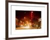 Street Scenes and Urban Night Landscape in Winter under the Snow-Philippe Hugonnard-Framed Art Print