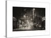 Street Scenes and Urban Night Landscape in Winter under the Snow-Philippe Hugonnard-Stretched Canvas