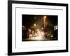 Street Scenes and Urban Night Landscape in Winter under the Snow-Philippe Hugonnard-Framed Art Print