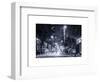 Street Scenes and Urban Night Landscape in Winter under the Snow-Philippe Hugonnard-Framed Art Print