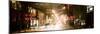 Street Scenes and Urban Night Panoramic Landscape in Winter under the Snow-Philippe Hugonnard-Mounted Photographic Print