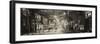 Street Scenes and Urban Night Panoramic Landscape in Winter under the Snow-Philippe Hugonnard-Framed Photographic Print