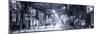 Street Scenes and Urban Night Panoramic Landscape in Winter under the Snow-Philippe Hugonnard-Mounted Photographic Print