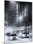 Street Scenes by Night in Winter under the Snow-Philippe Hugonnard-Mounted Photographic Print