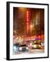 Street Scenes by Night in Winter under the Snow-Philippe Hugonnard-Framed Photographic Print