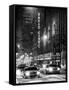 Street Scenes by Night in Winter under the Snow-Philippe Hugonnard-Framed Stretched Canvas