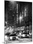 Street Scenes by Night in Winter under the Snow-Philippe Hugonnard-Mounted Photographic Print