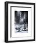 Street Scenes by Night in Winter under the Snow-Philippe Hugonnard-Framed Art Print