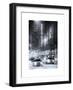 Street Scenes by Night in Winter under the Snow-Philippe Hugonnard-Framed Art Print