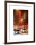 Street Scenes by Night in Winter under the Snow-Philippe Hugonnard-Framed Art Print