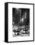 Street Scenes by Night in Winter under the Snow-Philippe Hugonnard-Framed Stretched Canvas