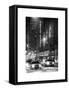 Street Scenes by Night in Winter under the Snow-Philippe Hugonnard-Framed Stretched Canvas