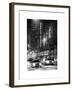 Street Scenes by Night in Winter under the Snow-Philippe Hugonnard-Framed Art Print