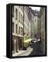 Street Scenes from Geneva Old Town, Geneva, Switzerland, Europe-Matthew Frost-Framed Stretched Canvas