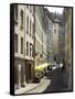 Street Scenes from Geneva Old Town, Geneva, Switzerland, Europe-Matthew Frost-Framed Stretched Canvas