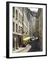 Street Scenes from Geneva Old Town, Geneva, Switzerland, Europe-Matthew Frost-Framed Photographic Print