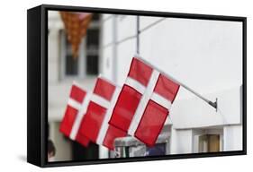 Street Scenes from Nyhavn, Copenhagen, Sjaelland, Denmark-Fredrik Norrsell-Framed Stretched Canvas
