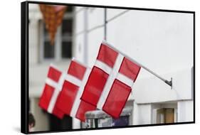 Street Scenes from Nyhavn, Copenhagen, Sjaelland, Denmark-Fredrik Norrsell-Framed Stretched Canvas