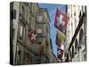 Street Scenes in Geneva Old Town, Geneva, Switzerland, Europe-Matthew Frost-Stretched Canvas