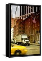 Street Scenes - Manhattan - New York - United States-Philippe Hugonnard-Framed Stretched Canvas