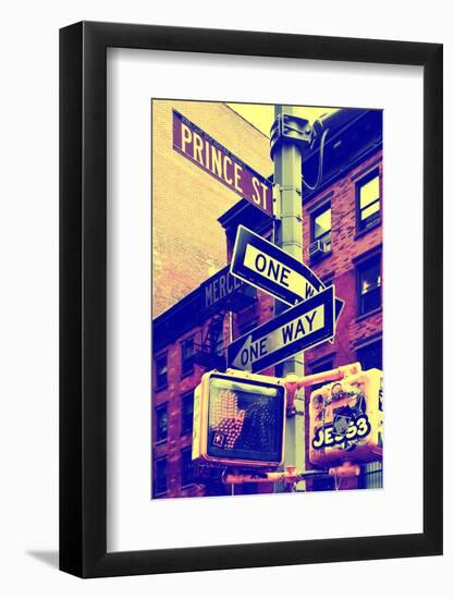 Street Scenes - Soho - Manhattan - New York - United States-Philippe Hugonnard-Framed Photographic Print