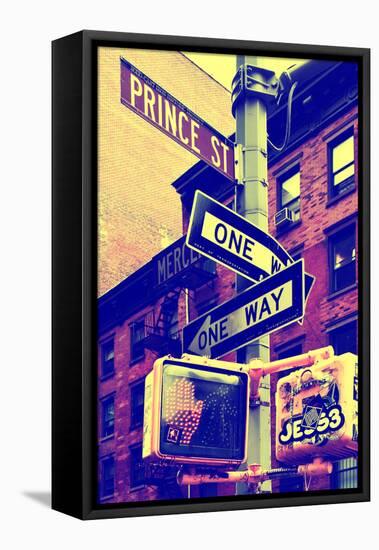 Street Scenes - Soho - Manhattan - New York - United States-Philippe Hugonnard-Framed Stretched Canvas
