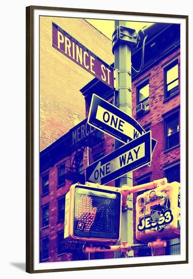 Street Scenes - Soho - Manhattan - New York - United States-Philippe Hugonnard-Framed Premium Photographic Print