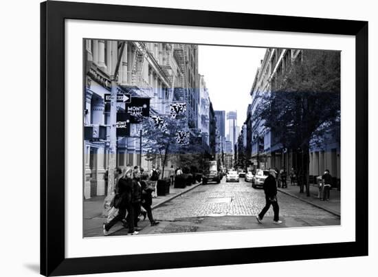 Street Scenes - Soho - Manhattan - New York - United States-Philippe Hugonnard-Framed Photographic Print