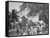 Street Scrap in Grants Town, Nassau, W.I.-null-Framed Stretched Canvas