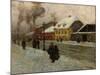 Street Section from Groenland (Oslo), 1906-Fritz Thaulow-Mounted Giclee Print