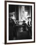 Street Sellers of Roasted Chestnuts, Paris, 1931-Ernest Flammarion-Framed Giclee Print