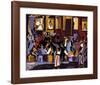 Street Shadows, 1959-Jacob Lawrence-Framed Art Print