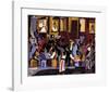 Street Shadows, 1959-Jacob Lawrence-Framed Art Print