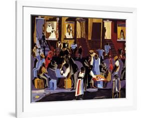 Street Shadows, 1959-Jacob Lawrence-Framed Giclee Print