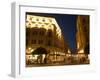 Street Side Cafe Area, Place d'Etoile (Nejmeh Square) at Night, Downtown, Beirut, Lebanon-Christian Kober-Framed Photographic Print