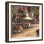 Street Side Cafe-null-Framed Premium Giclee Print